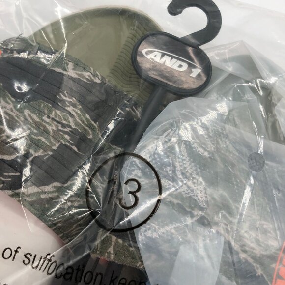 And1 Boys Nothin But Net Slide Sandals Camouflage Green 13 - Picture 4 of 4